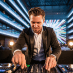 a Vancouver corporate event dj playing music