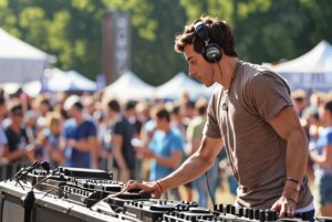 Vancouver'S Dj Bjorn Brings The Fun To Jules Quesnel Elementary School Carnival 1 DJ for Elementary School Event in Vancouver playing music for students