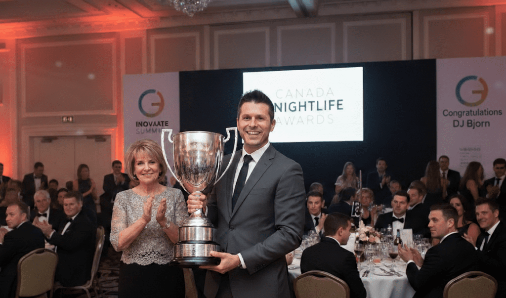 a great wedding dj winning an award 2025