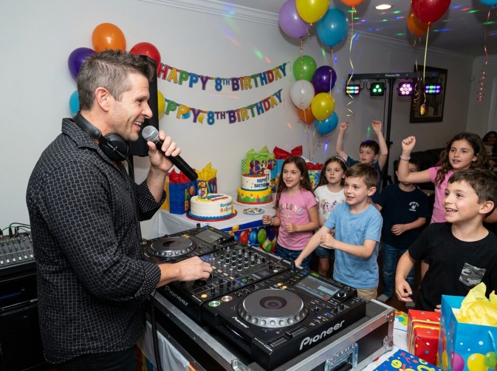 Man DJing birthday party 2026051112583